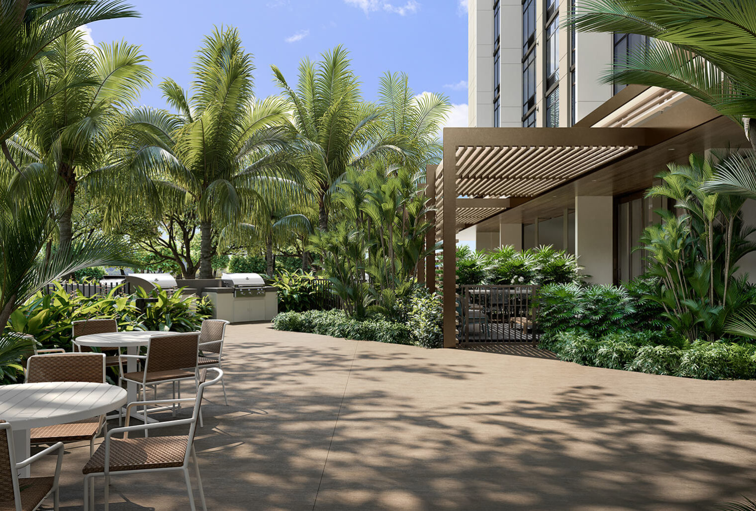 Render of patio